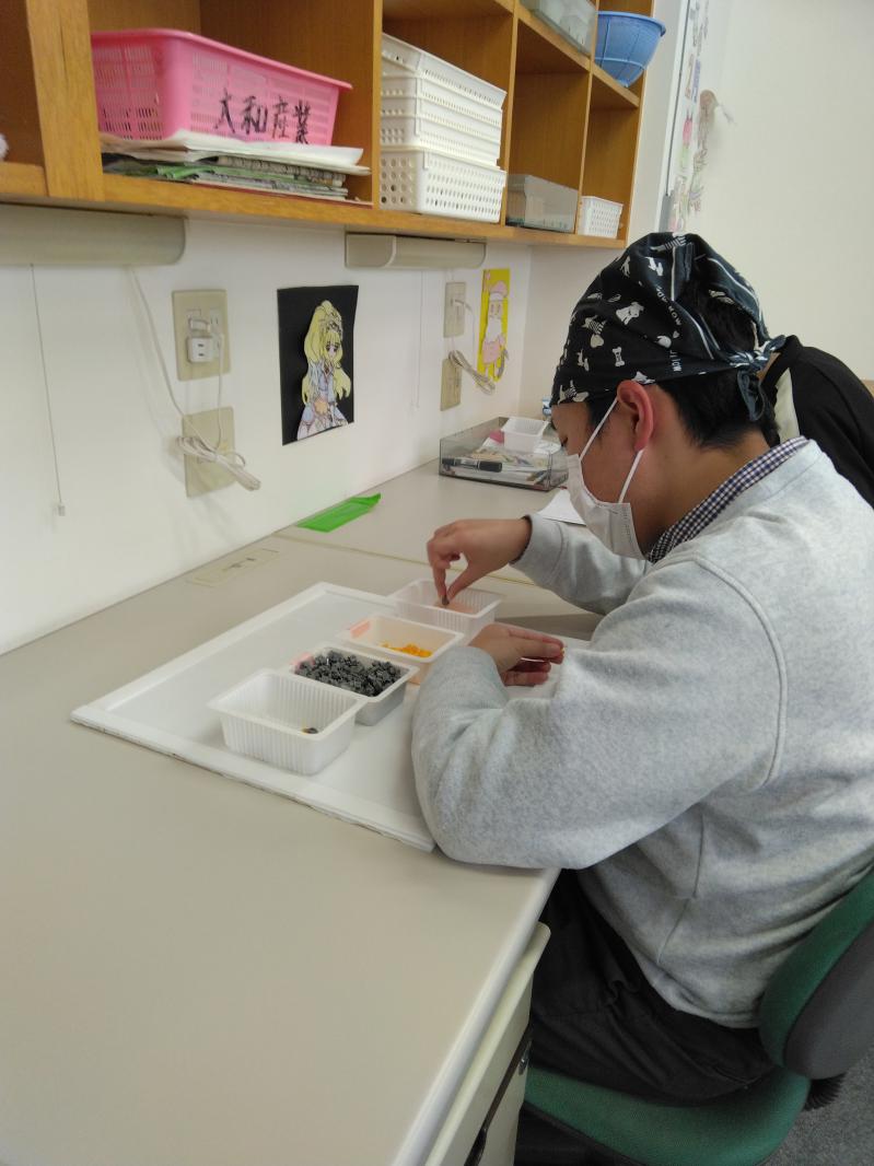 �o�����̍�ƕ��i